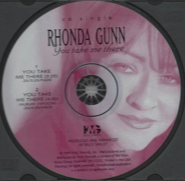 Rhonda Gunn : You Take Me There (CD, Single)