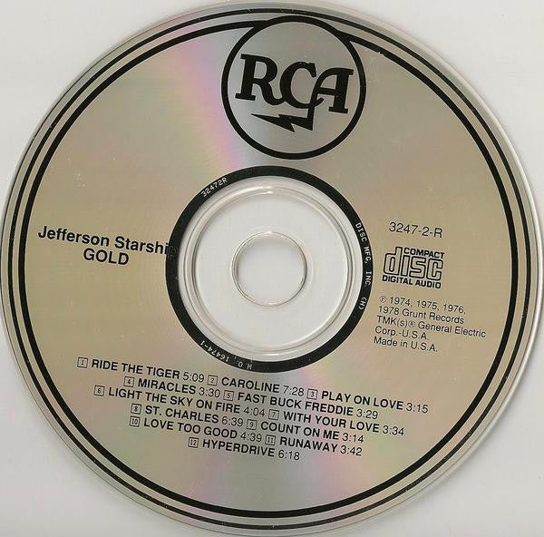 Jefferson Starship : Gold (CD, Comp, RE, RM)