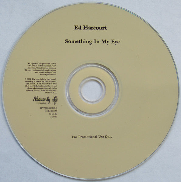 Ed Harcourt : Something In My Eye (CD, Single, Promo)