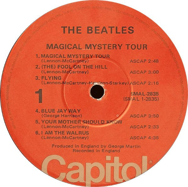 The Beatles : Magical Mystery Tour (LP, Album, RE, Jac)