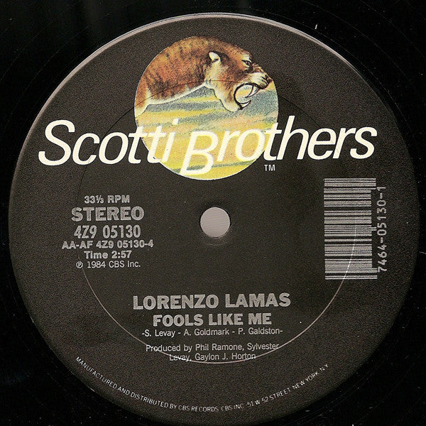 Lorenzo Lamas : Smooth Talker (12")