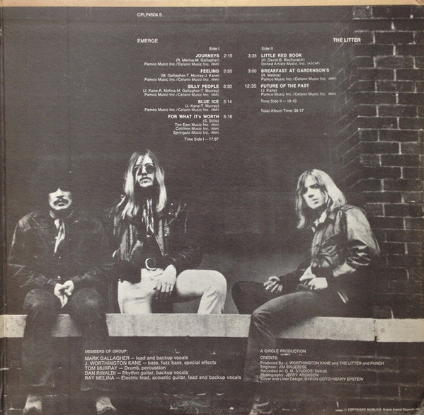 The Litter : Emerge (LP, Album)