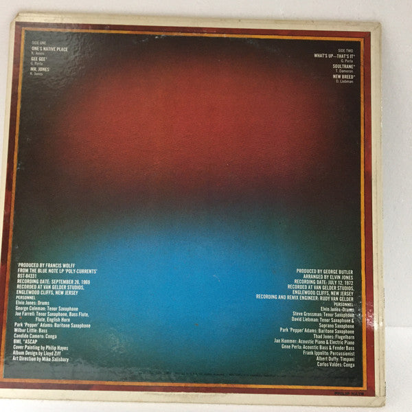 Elvin Jones : Mr. Jones (LP, Album, Ter)