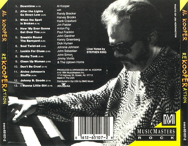 Al Kooper : Rekooperation (CD, Album)