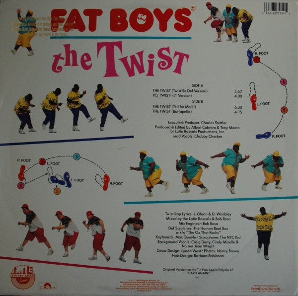 Fat Boys : The Twist (12", Promo)