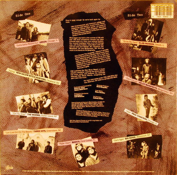 Various : Epic Presents The Unsigned - Vol. II (LP)