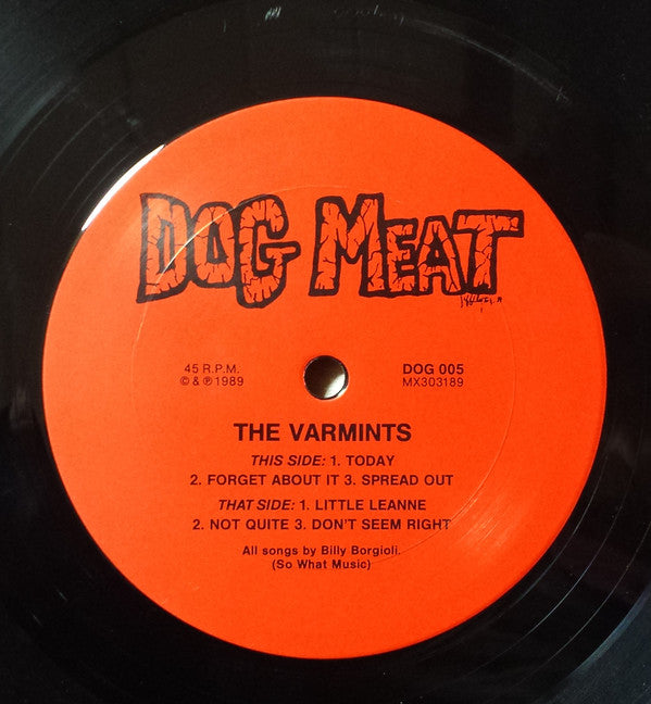 The Varmints : Spread Out (12", MiniAlbum)