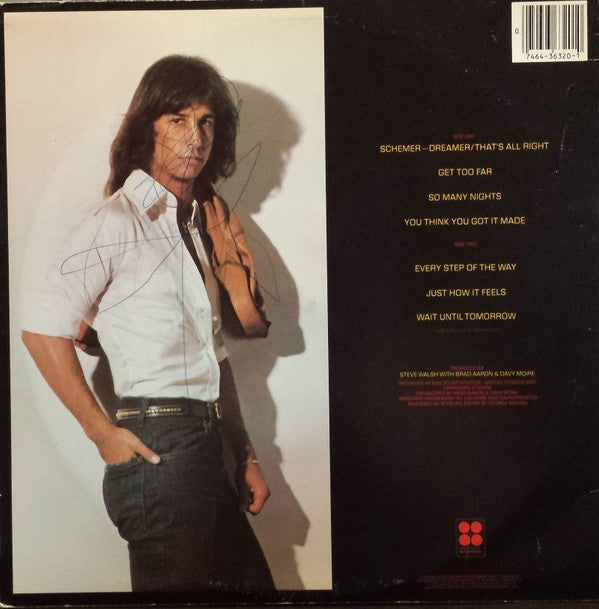 Steve Walsh : Schemer Dreamer (LP, Album, San)