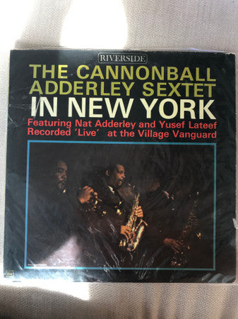 Cannonball Adderley Sextet : In New York (LP, Album, Mono)