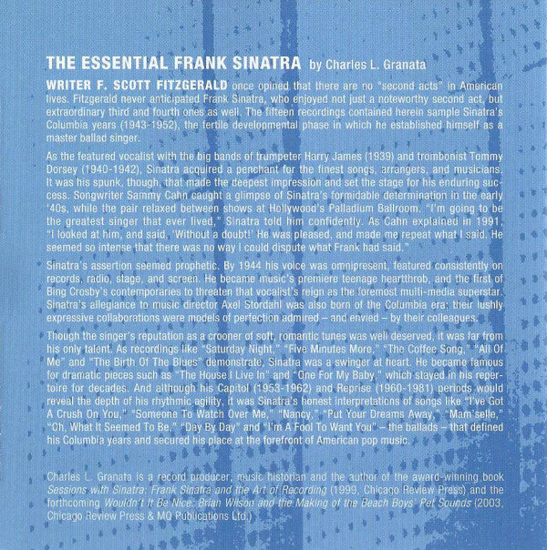 Frank Sinatra : The Essential Frank Sinatra - The Columbia Years (CD, Comp)