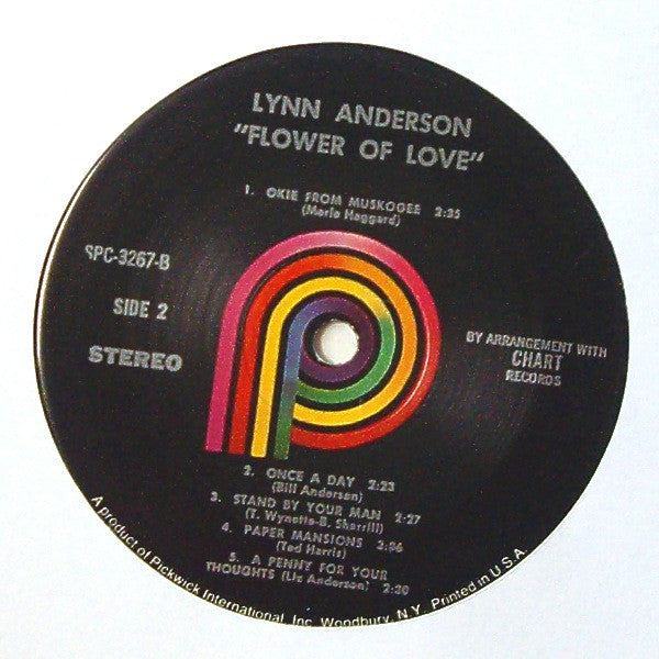 Lynn Anderson : Flower Of Love (LP, Album, Comp)
