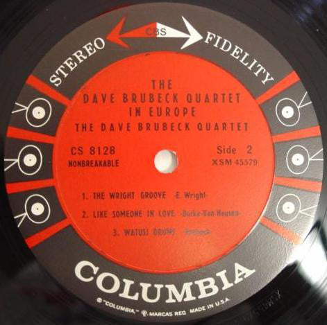 The Dave Brubeck Quartet : The Dave Brubeck Quartet In Europe (LP, Album, Hol)