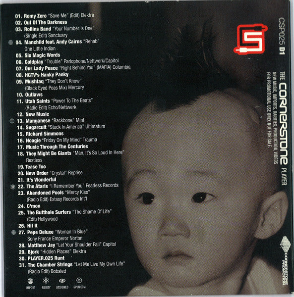 Various : The Cornerstone Player 025 (CD, Comp, Promo + CD, Comp, Enh, Mixed, Promo + CD)