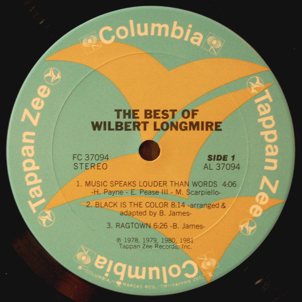 Wilbert Longmire : The Best Of Wilbert Longmire (LP, Comp)