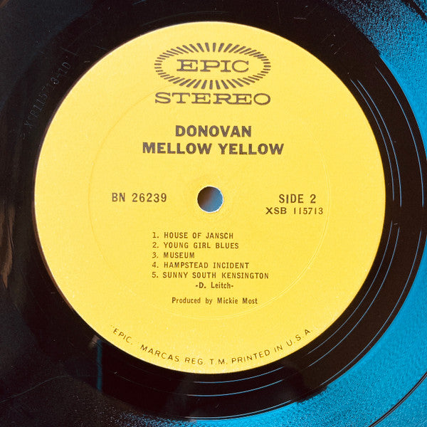 Donovan : Mellow Yellow (LP, Album, Ter)
