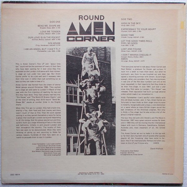 Amen Corner : Round Amen Corner (LP, Album)