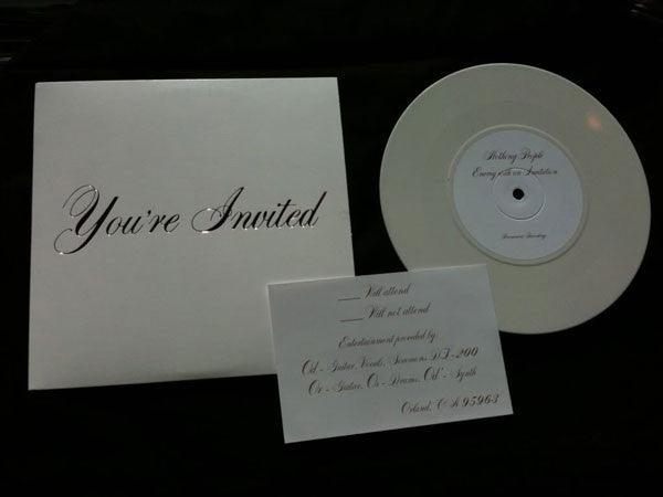 Nothing People : Enemy With An Invitation (7", Ltd, Whi)