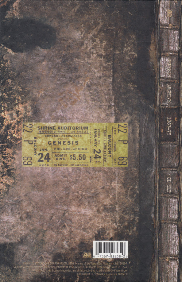 Genesis : Archive 1967-75 (2xCD, Album + 2xCD, Comp)