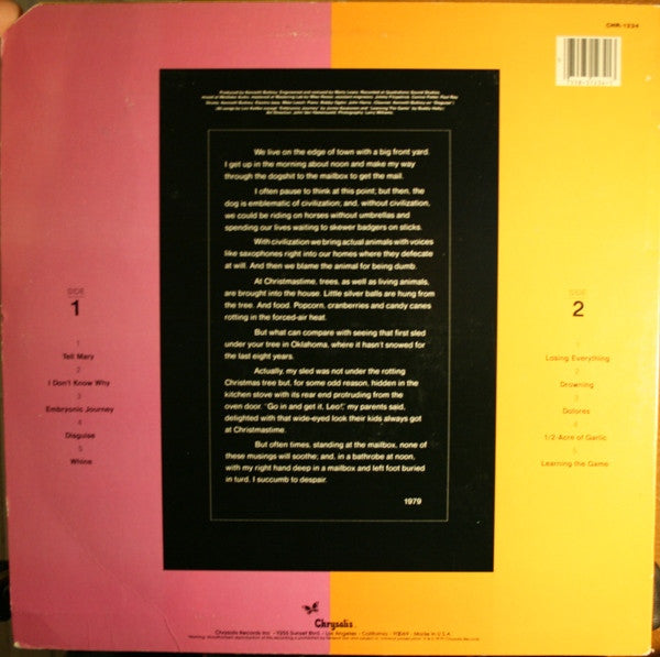 Leo Kottke : Balance (LP, Album, San)