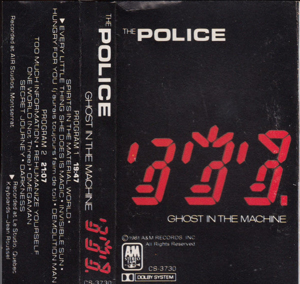 The Police : Ghost In The Machine (Cass, Album, Dol)