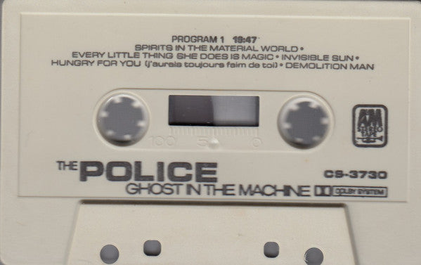 The Police : Ghost In The Machine (Cass, Album, Dol)