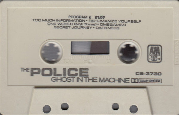 The Police : Ghost In The Machine (Cass, Album, Dol)