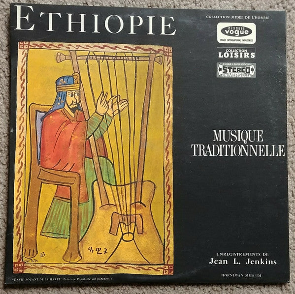 Various , Enregistrement De Jean L. Jenkins* : Ethiopie - Musique Traditionnelle (LP, Album)