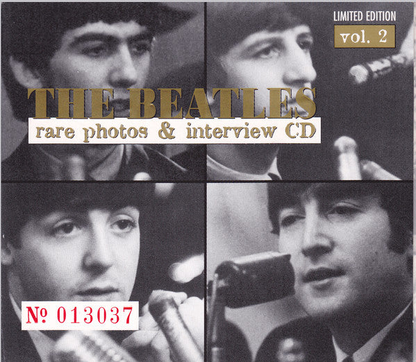 The Beatles : Rare Photos & Interview CD (Vol. 2) (CD, Ltd, Num)