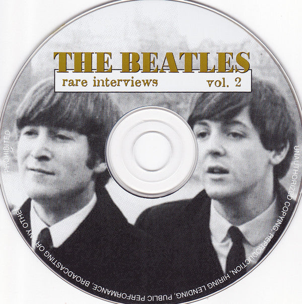 The Beatles : Rare Photos & Interview CD (Vol. 2) (CD, Ltd, Num)