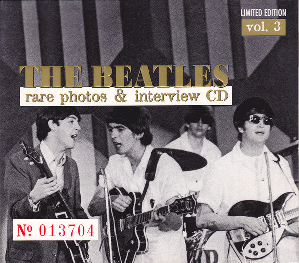 The Beatles : Rare Photos & Interview CD (Vol. 3) (CD, Ltd, Num)