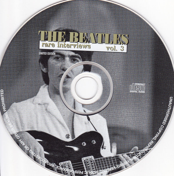 The Beatles : Rare Photos & Interview CD (Vol. 3) (CD, Ltd, Num)