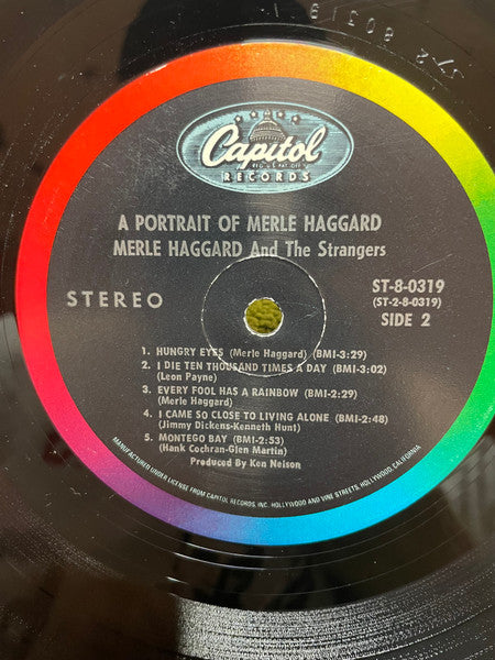 Merle Haggard With The Strangers (5) : A Portrait Of Merle Haggard (LP, Album, Club)