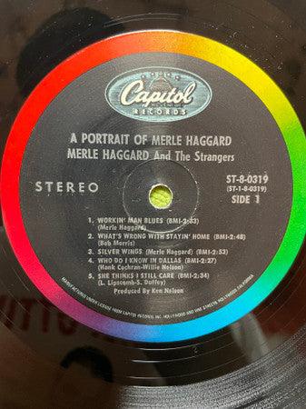 Merle Haggard With The Strangers (5) : A Portrait Of Merle Haggard (LP, Album, Club)