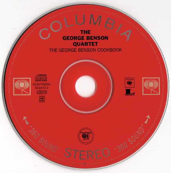 The George Benson Quartet Featuring Lonnie Smith : The George Benson Cookbook (CD, Album)