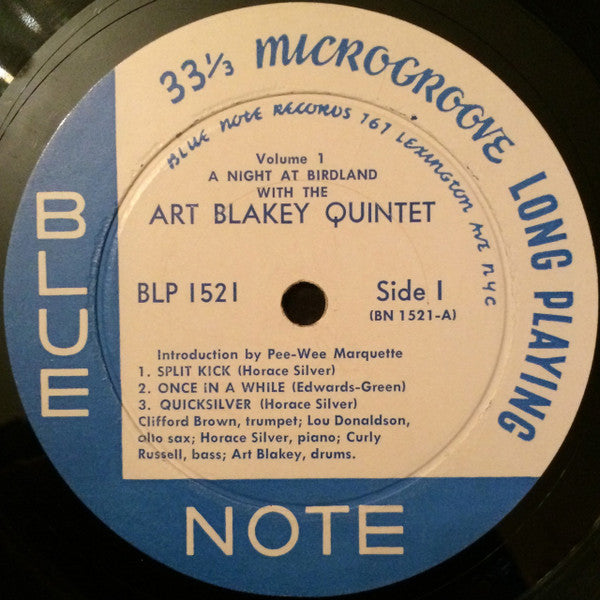 Art Blakey Quintet : A Night At Birdland, Volume 1 (LP, Comp, Mono)