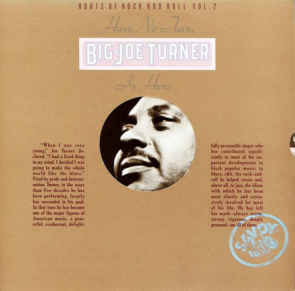Big Joe Turner : Have No Fear, Big Joe Turner Is Here (2xLP, Comp)