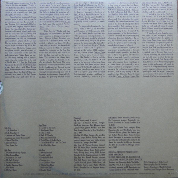 Big Joe Turner : Have No Fear, Big Joe Turner Is Here (2xLP, Comp)