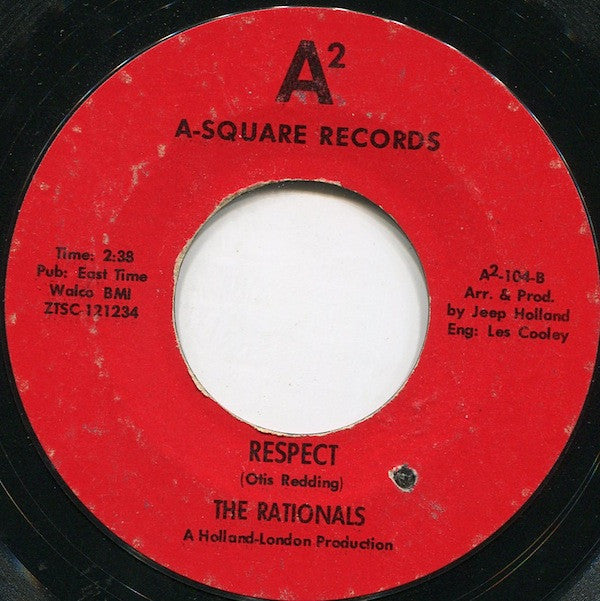The Rationals : Feelin' Lost / Respect (7", Mono, Styrene)