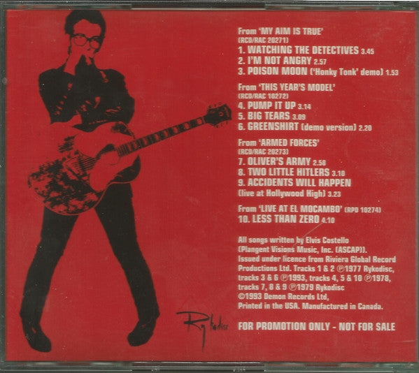 Elvis Costello : 2 ½ Years (In 31 Minutes) (CD, Promo, Smplr)