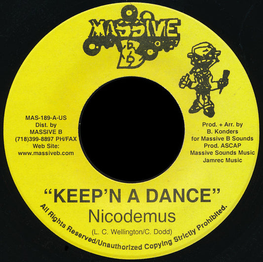 Nicodemus : Keep'N A Dance (7")