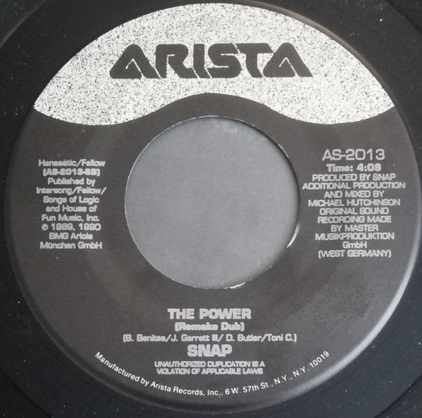 Snap* : The Power (7", Single)