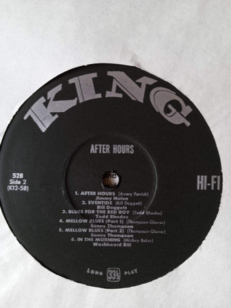 Various : After Hours (LP, Album, Comp, RE)