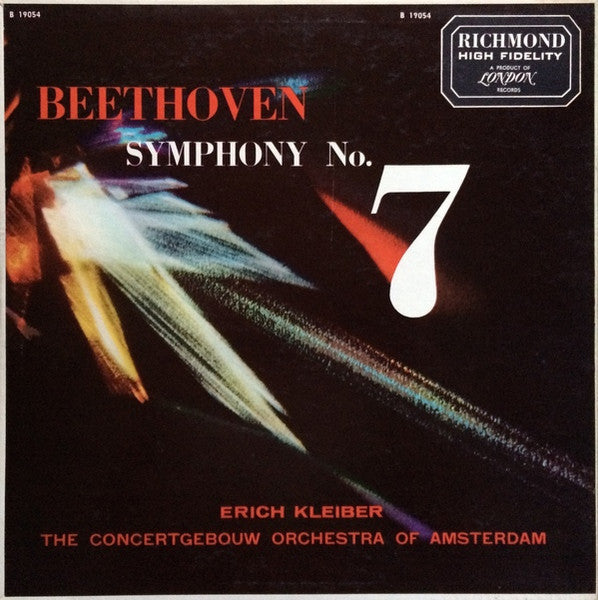 Ludwig van Beethoven - Erich Kleiber, Concertgebouworkest : Symphony No. 7 (LP, Album, Mono)