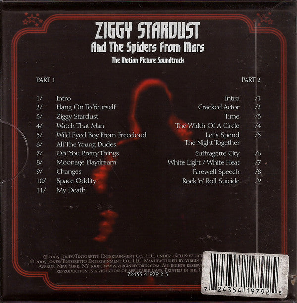 David Bowie : Ziggy Stardust And The Spiders From Mars (The Motion Picture Soundtrack) (Box, Ltd, Sli + 2xCD, Album, RE, RM, Red)