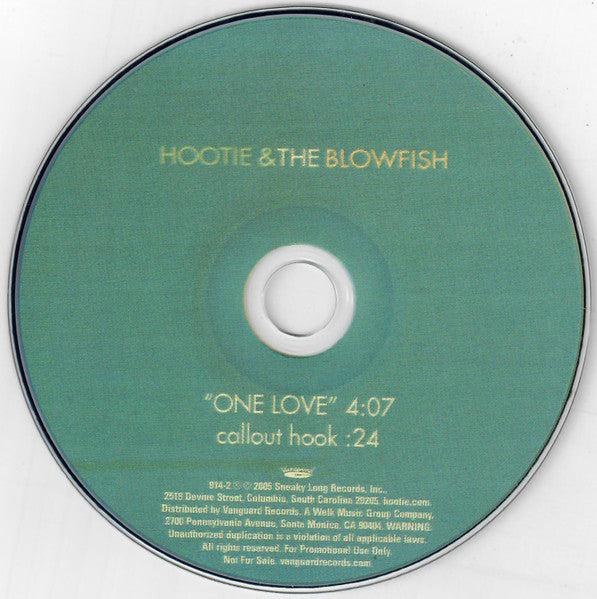Hootie & The Blowfish : One Love (CD, Single, Promo)