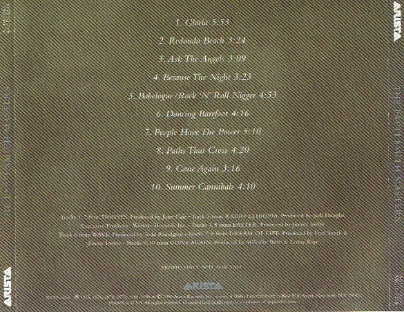 Patti Smith : The Patti Smith Masters - Selected Songs (CD, Promo, Smplr)