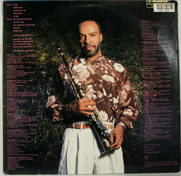 Grover Washington, Jr. : Time Out Of Mind (LP, Album, Car)