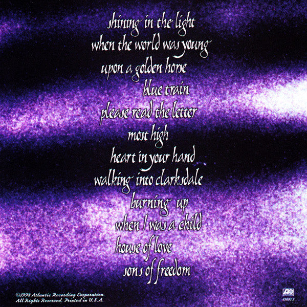 Jimmy Page & Robert Plant : Walking Into Clarksdale (CD, Album)