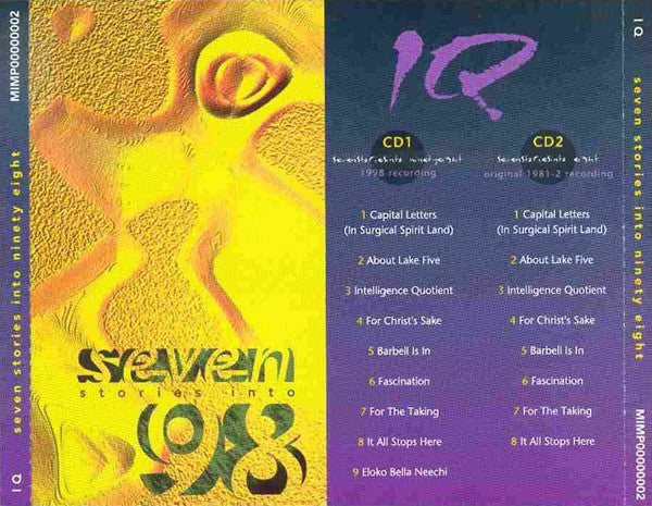 IQ (7) : Seven Stories Into 98 (CD, Album + CD, Album, RE)