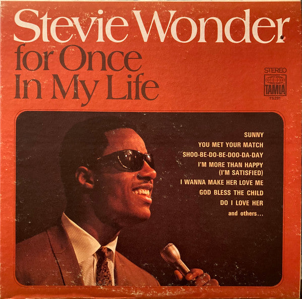 Stevie Wonder : For Once In My Life (LP, Album, RP)